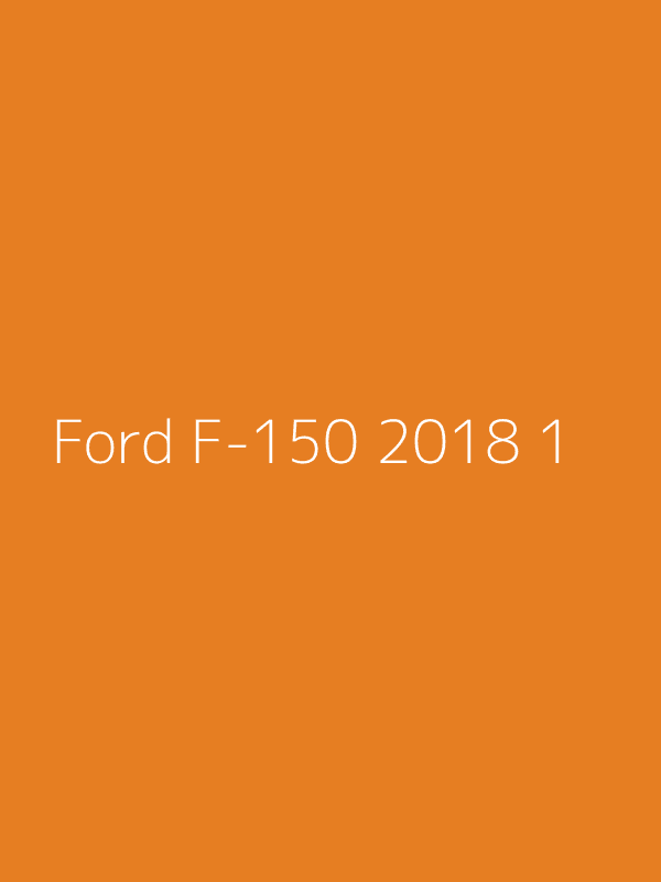 2018 Ford F-150