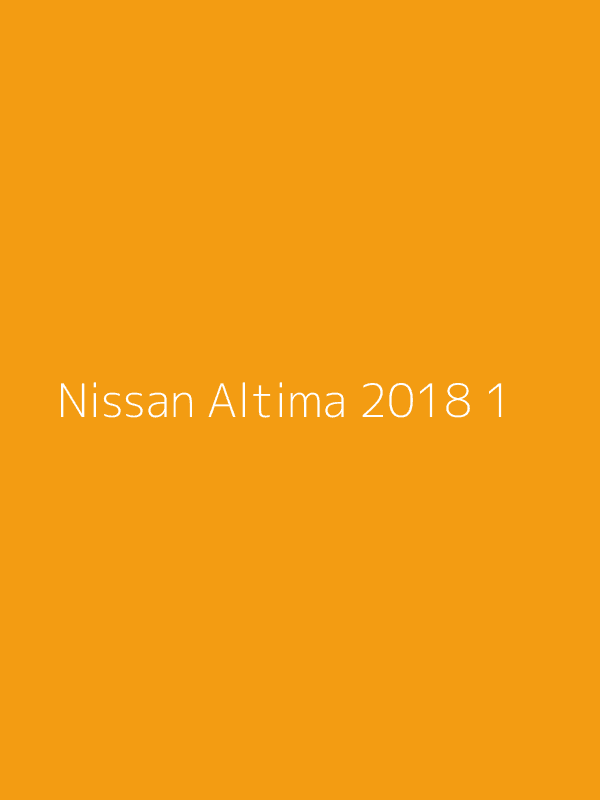 2018 Nissan Altima